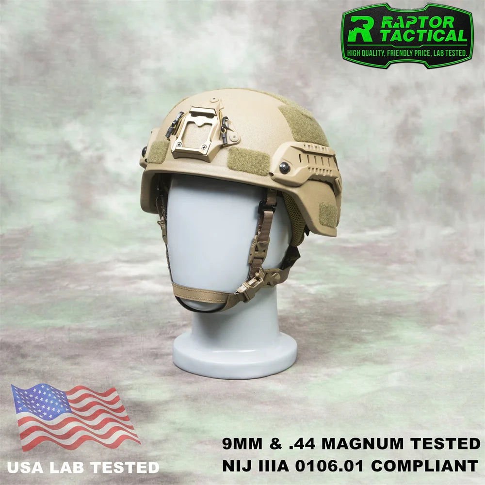 Casco Táctico Raptor Nivel 3A