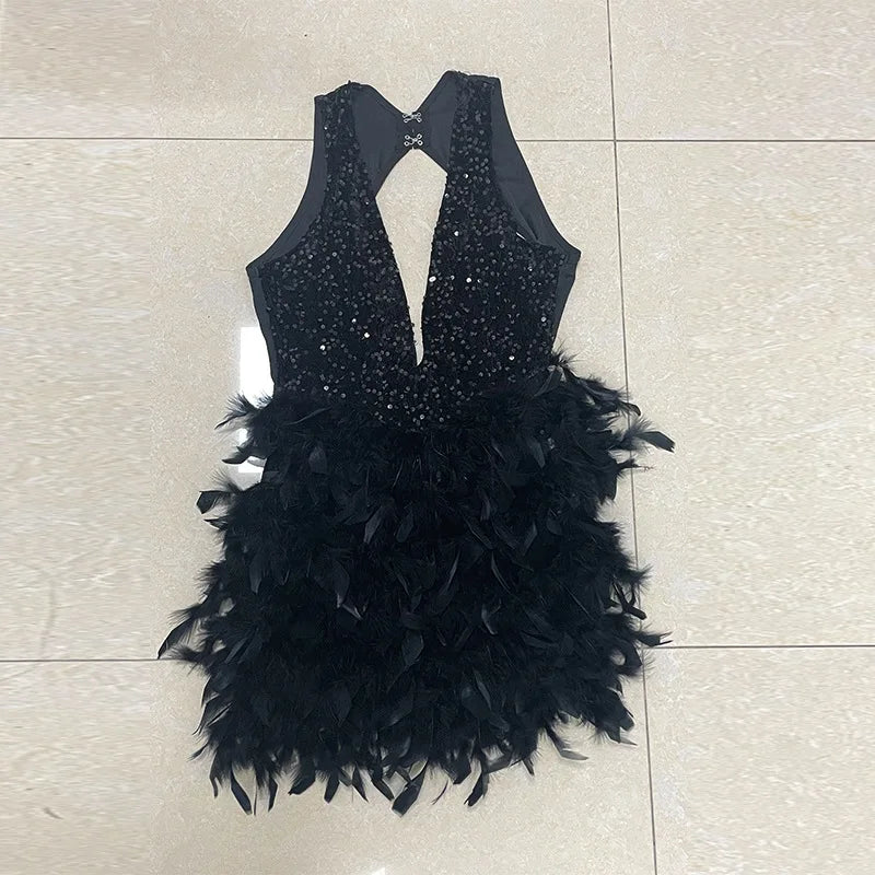 Vestido corto a la Cadera