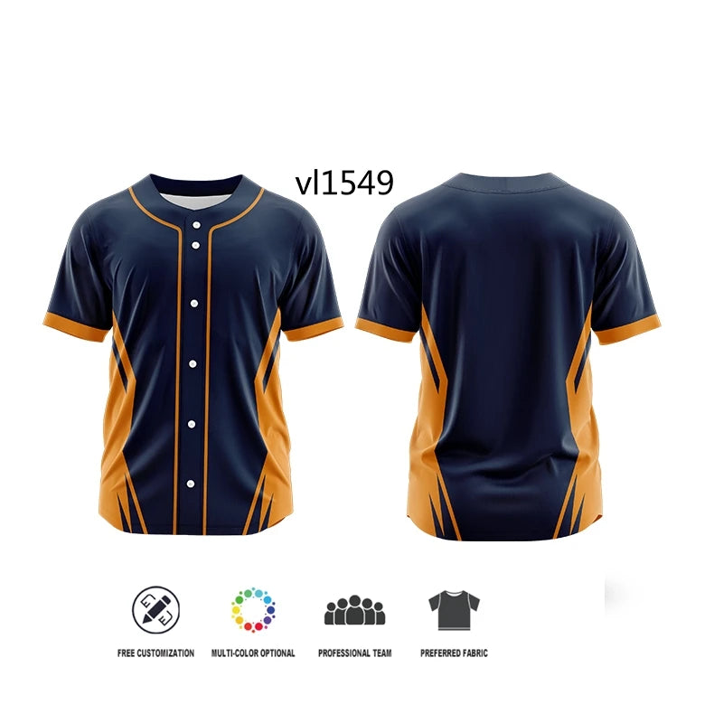 Camiseta de Béisbol Personalizada por Sublimación
