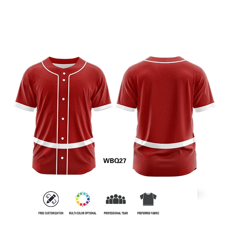 Camiseta de béisbol personalizada para hombre