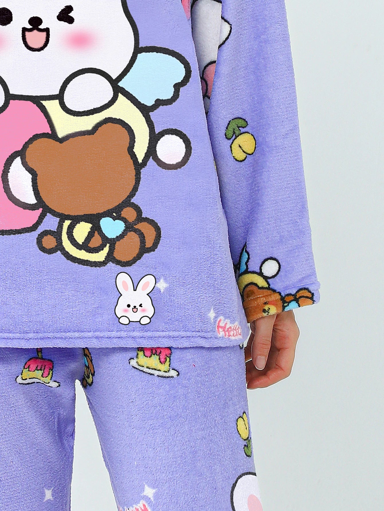 Conjunto de Pijama de Felpa