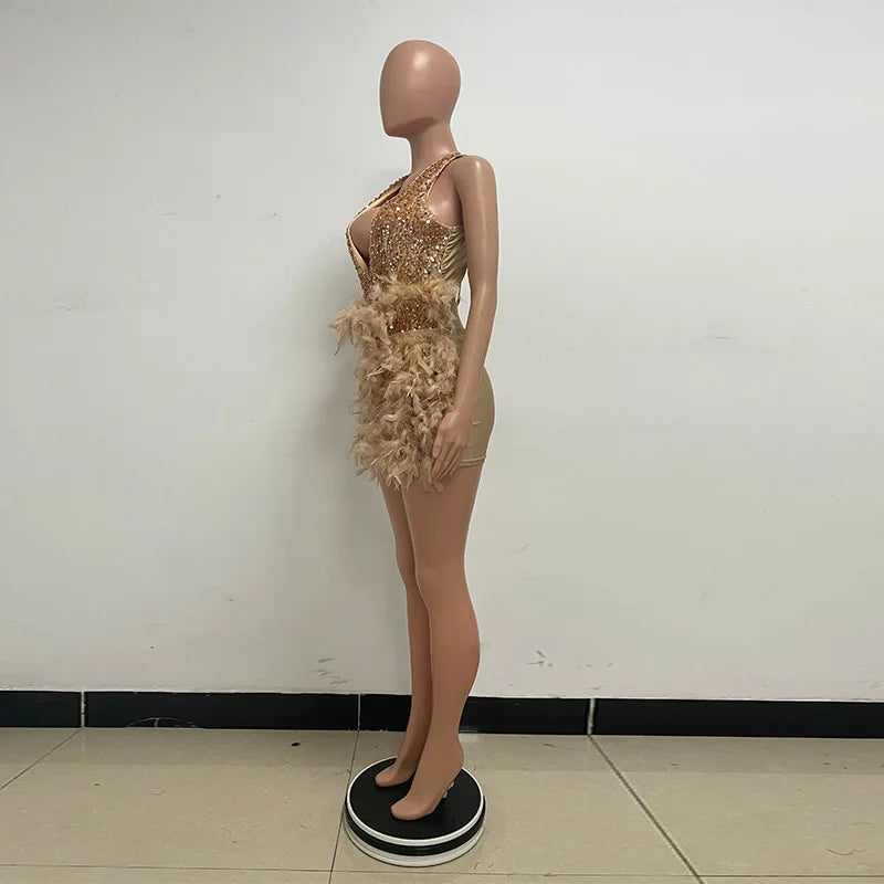 Vestido corto a la Cadera