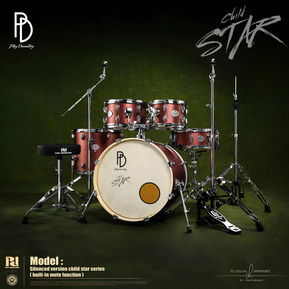 Kit de batería acústica silenciosa de alta calidad Star Series