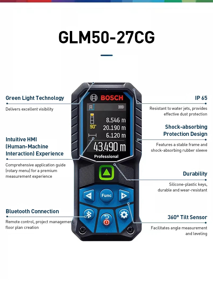 Telémetro Láser Bosch GLM5027