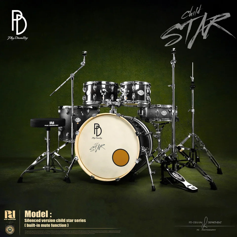 Kit de batería acústica silenciosa de alta calidad Star Series