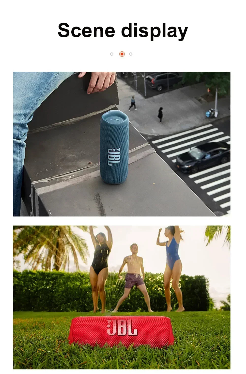 Original JBL Flip 6 Altavoz Bluetooth inalámbrico portátil