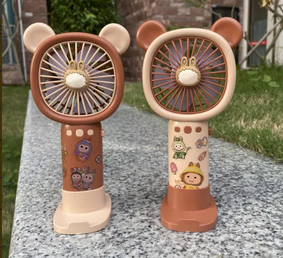 Escritorio Mini portátil Cargador USB Pequeño ventilador