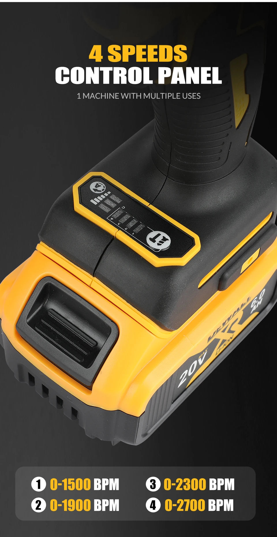 Dewalt DCF850 taladros de impacto inalámbrica 20 v