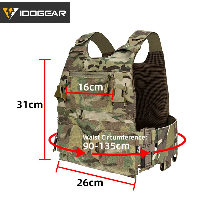 IDOGEAR-Chaleco MOLLE táctico FCSK