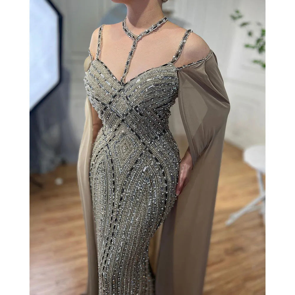 Vestido de noche estilo árabe