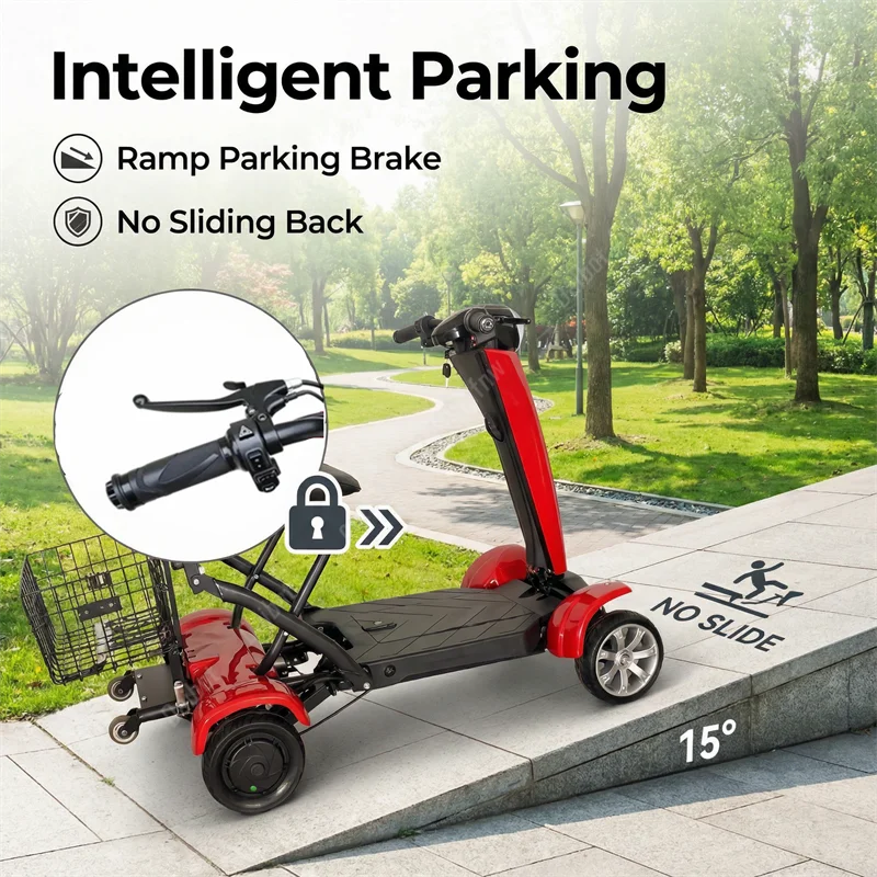 Patinete de movilidad plegable automático