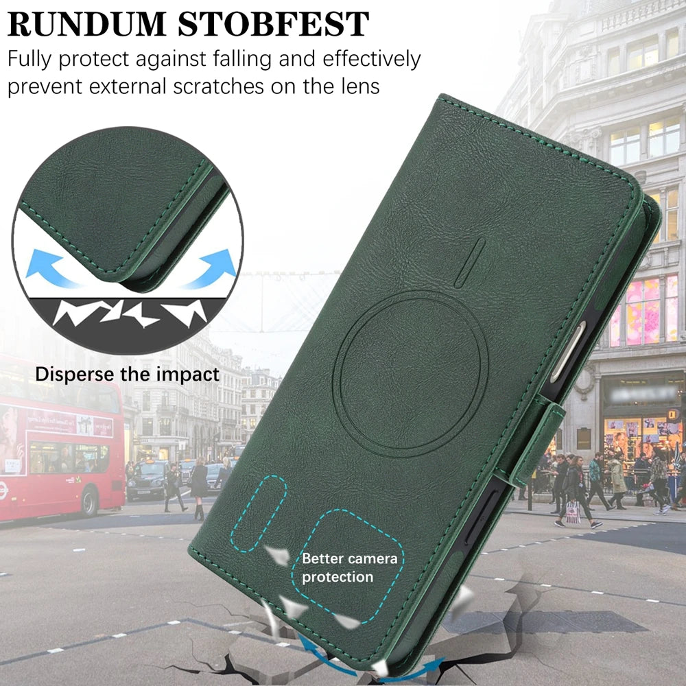 Funda magnética 2 en 1 para iPhone 17Air 17 Promax 16 Pro Max 15 Plus 14 13 12 16