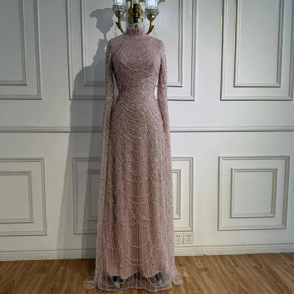 vestidos de noche vestido con cuentas para fiesta de mujer LA72591