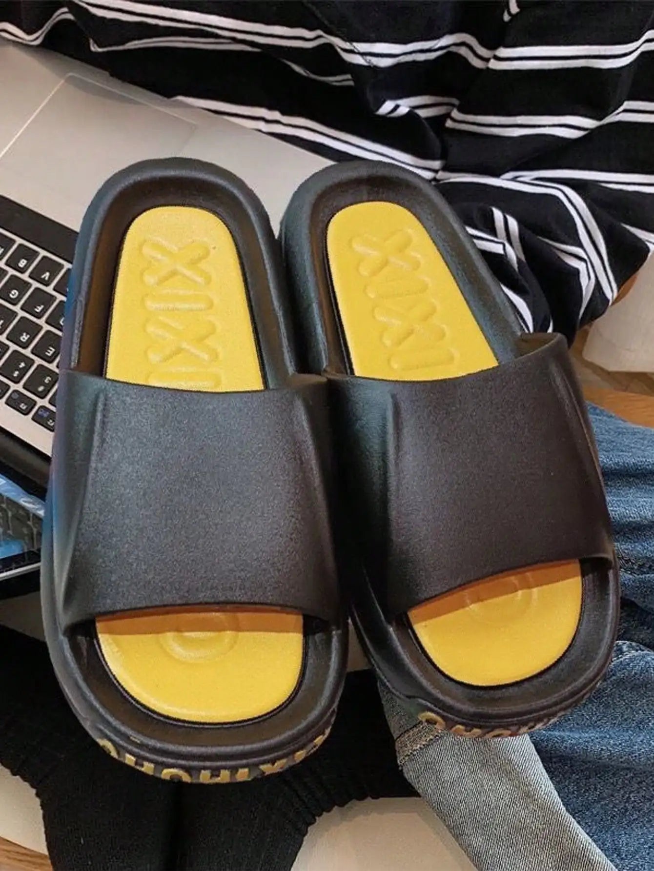 Sandalias Unisex, Suela De Colores