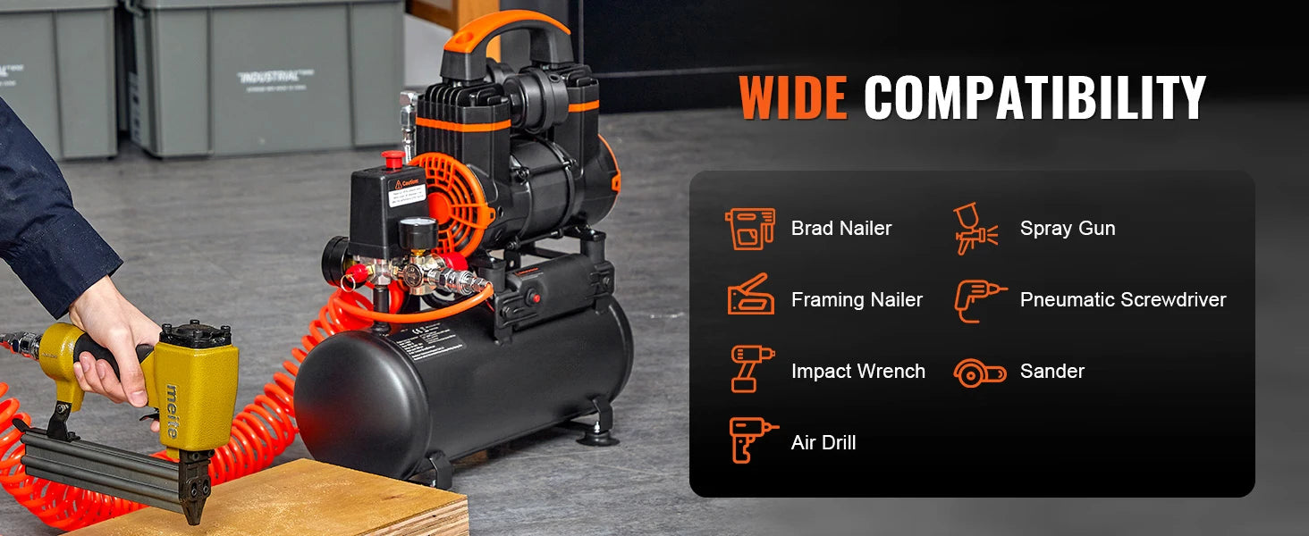 Compresor de aire silencioso