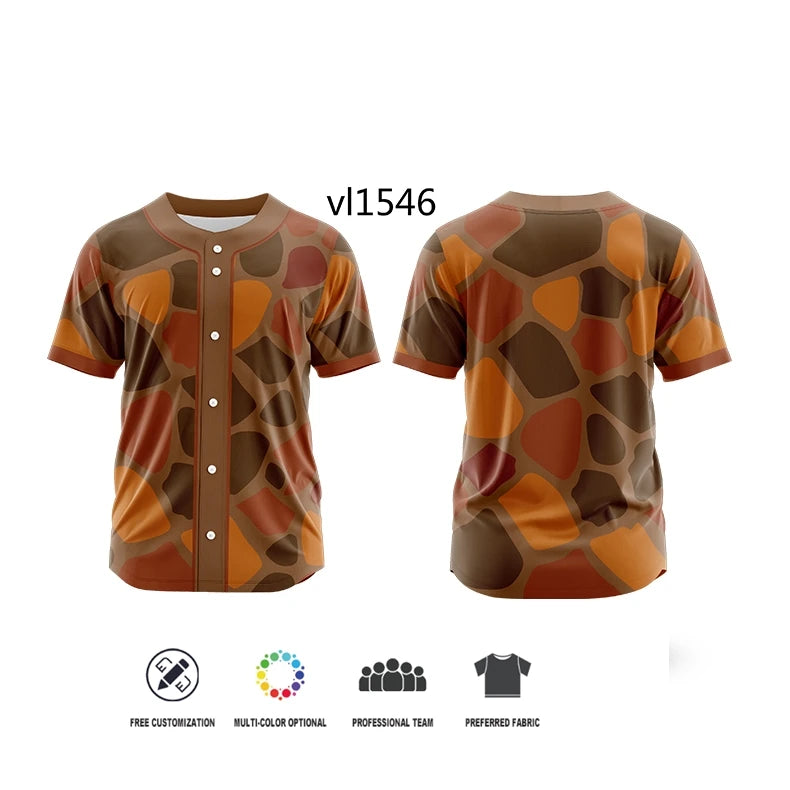 Camiseta de Béisbol Personalizada por Sublimación