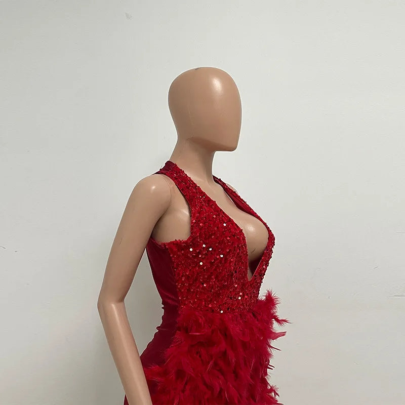 Vestido corto a la Cadera