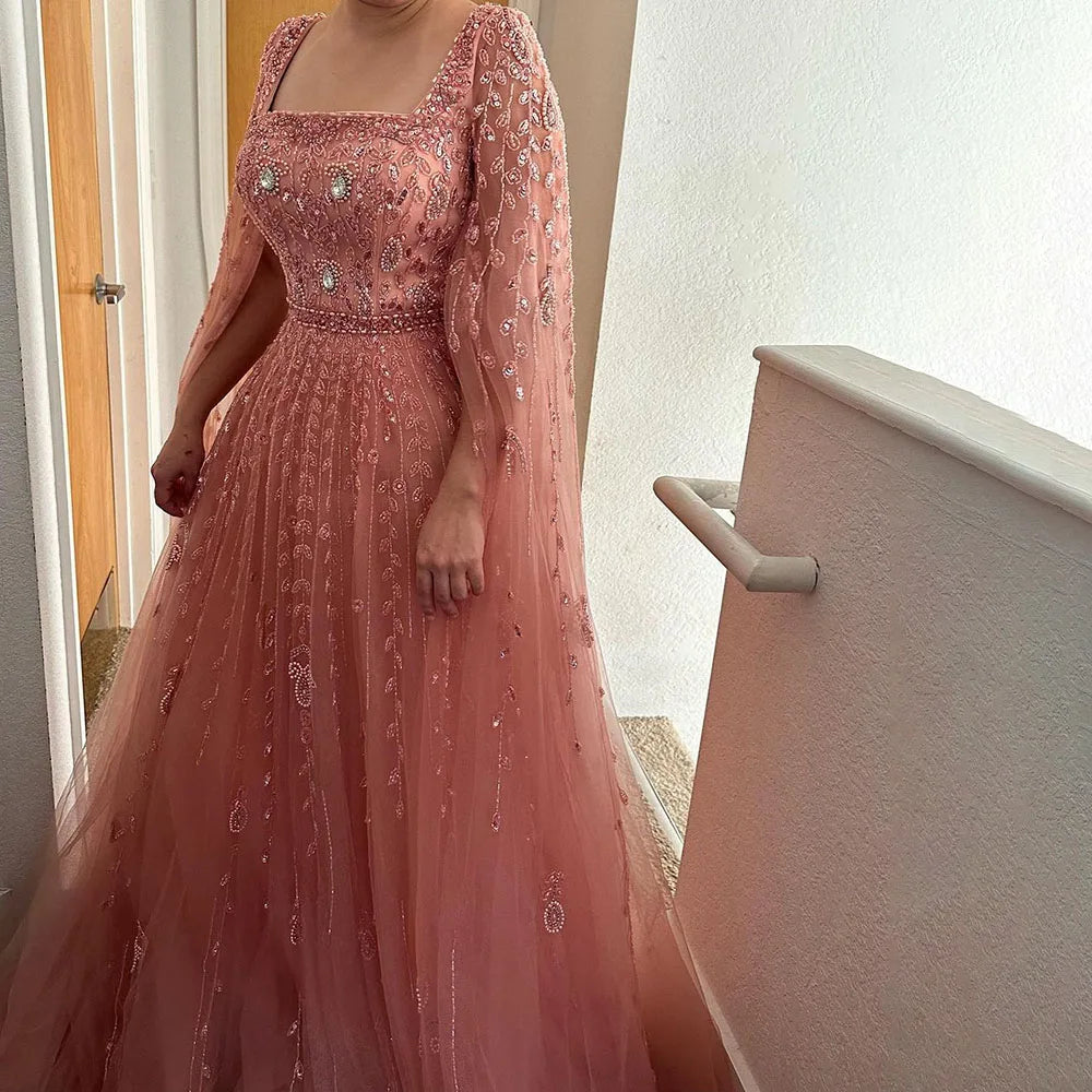 Vestido musulmán Rosa