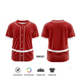Camiseta de béisbol personalizada con estampado del equipo