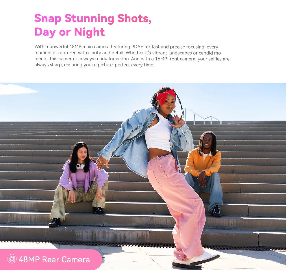 Teléfono Android 14, 16 GB de RAM