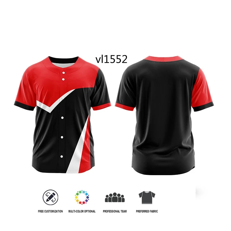 Camiseta de béisbol por sublimación