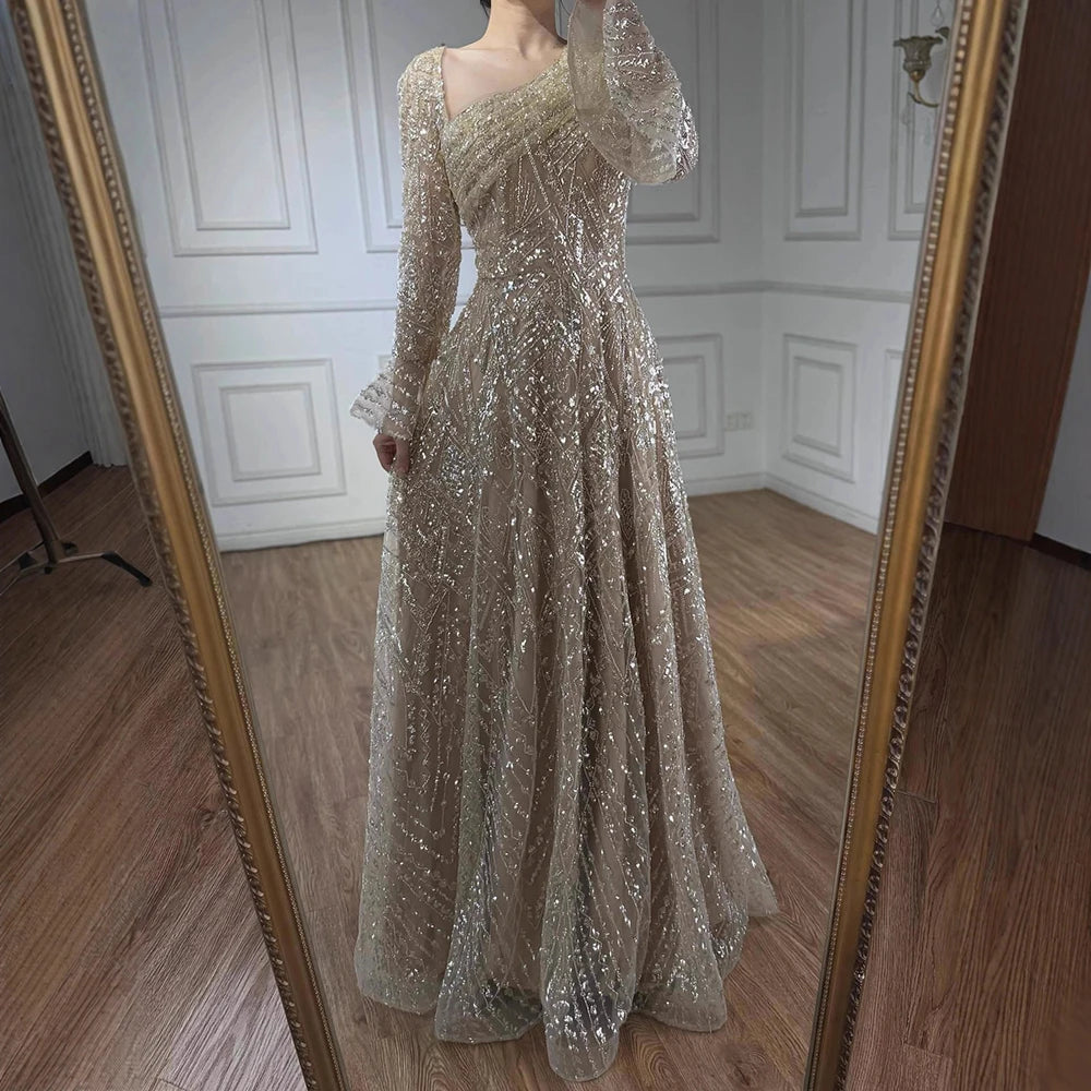 Vestido Dubai turquesa con cuentas