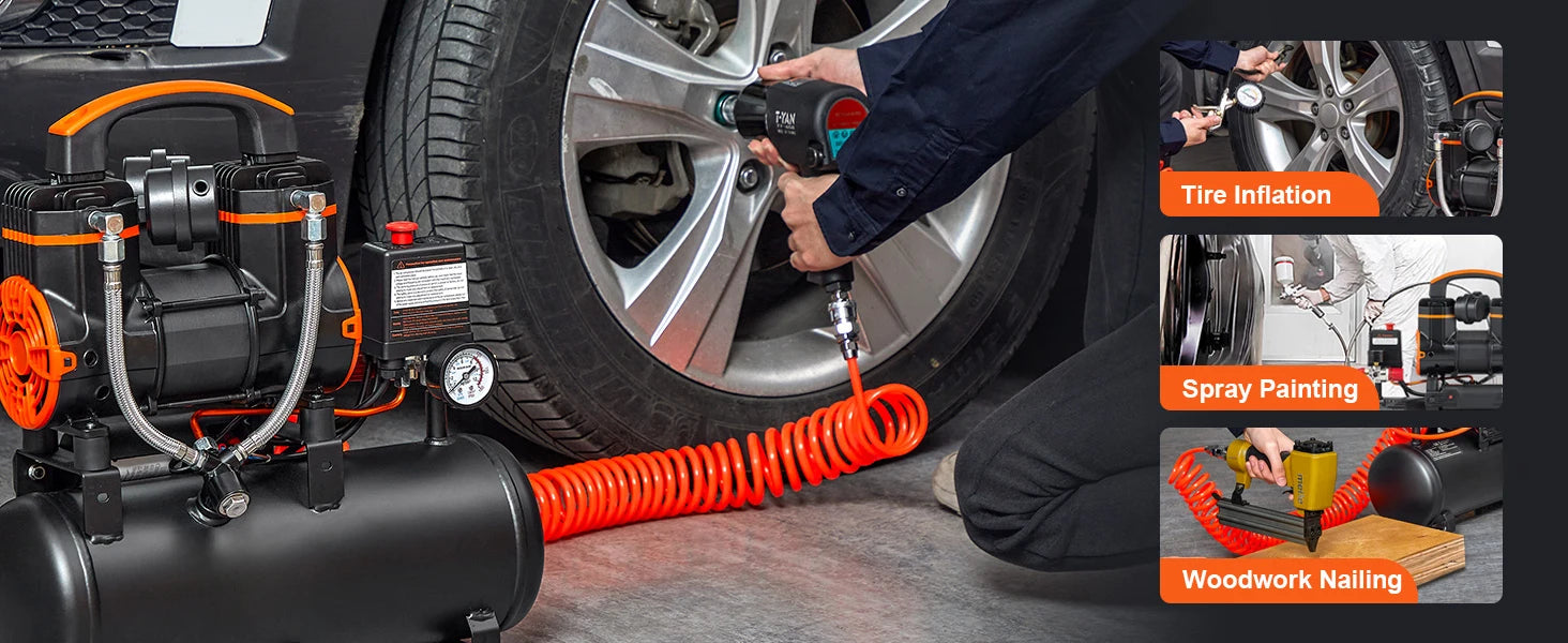 Compresor de aire silencioso