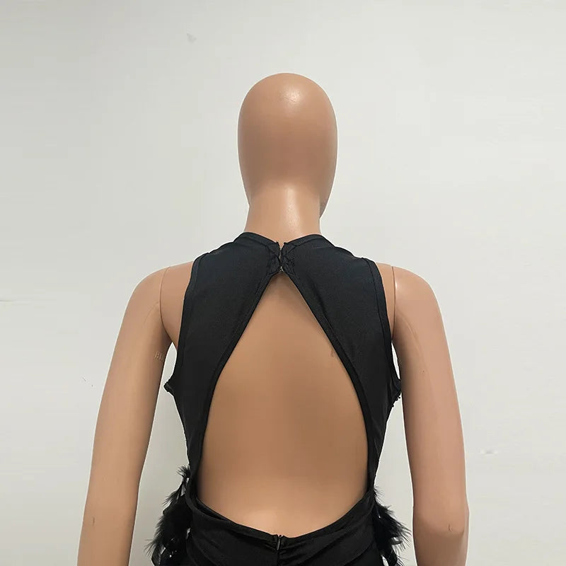 Vestido corto a la Cadera