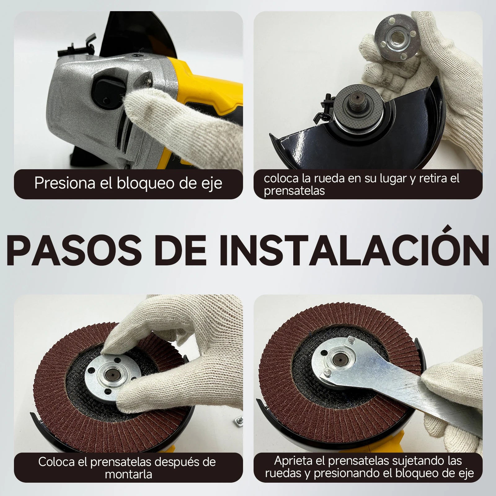 Amoladora Angular Profesional Sin Cable 20V