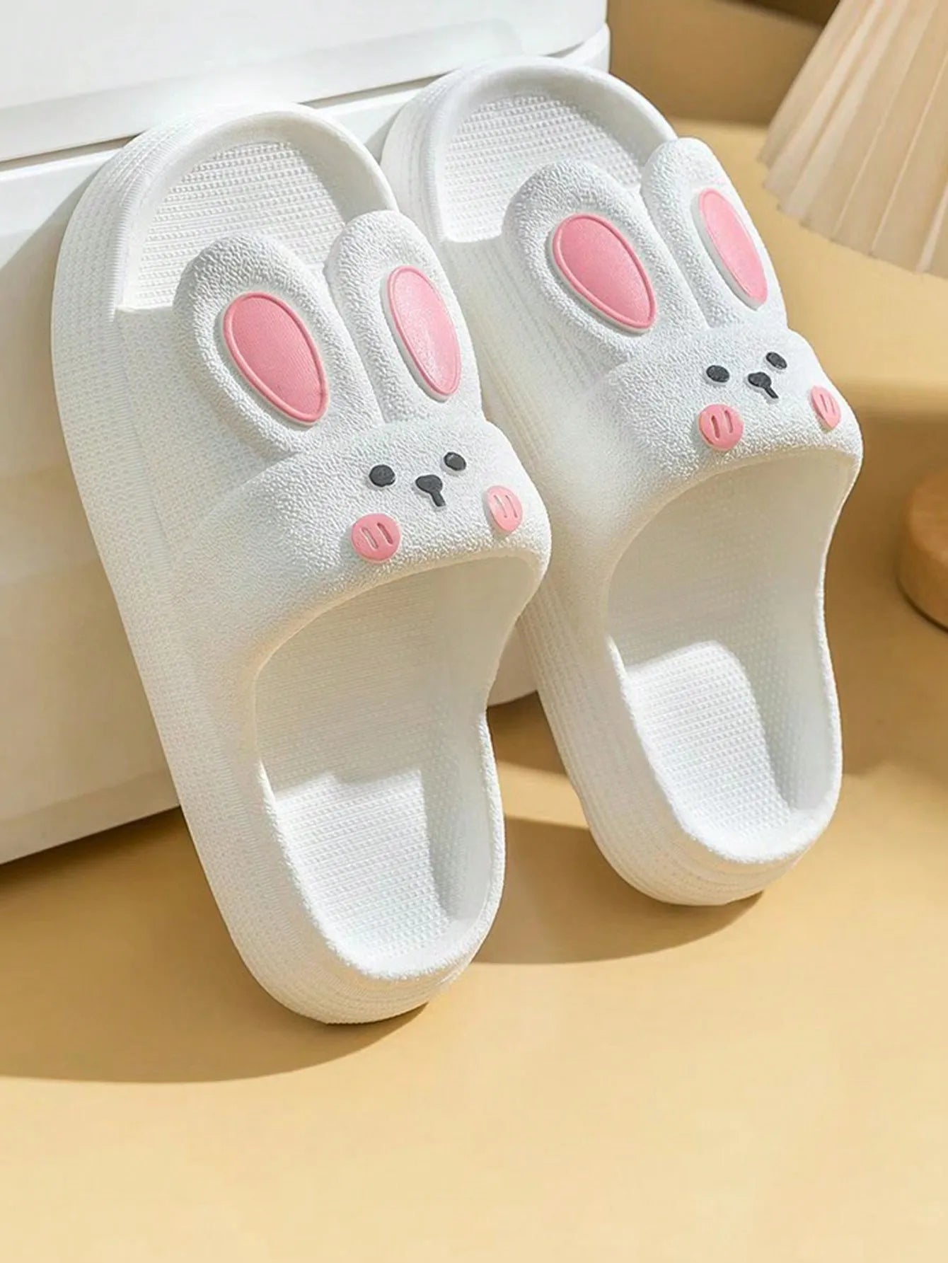 Sandalias De Moda Para Dama Diseño De Conejo Animado