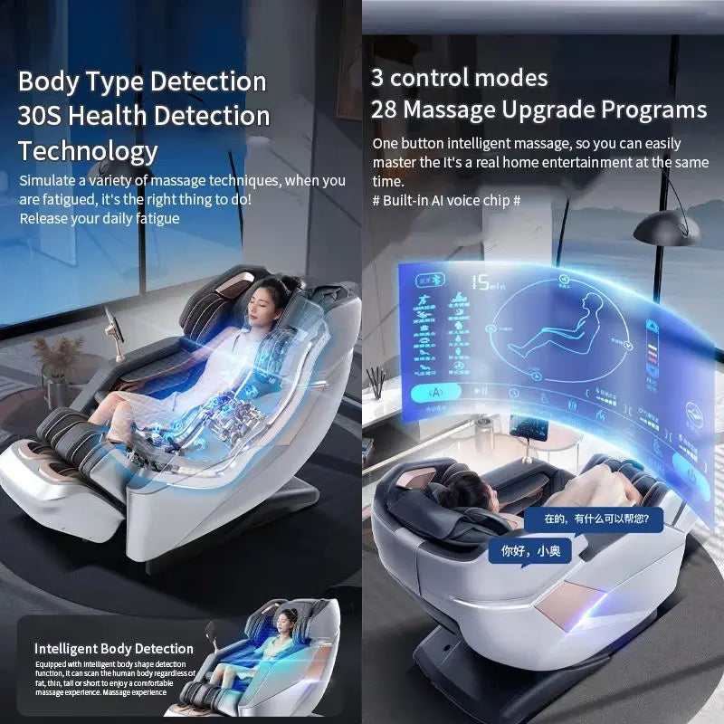 Silla de masaje reclinable eléctrica