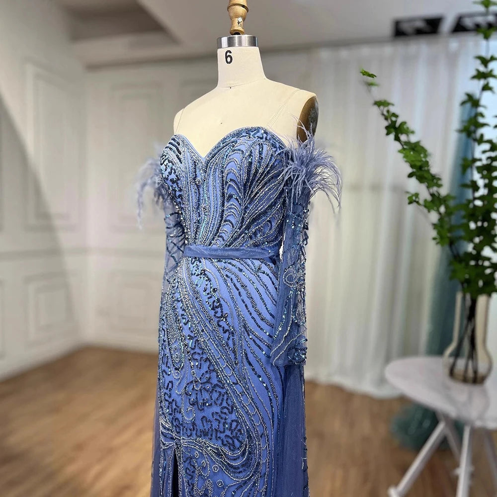 Vestido árabe de lujo sirena