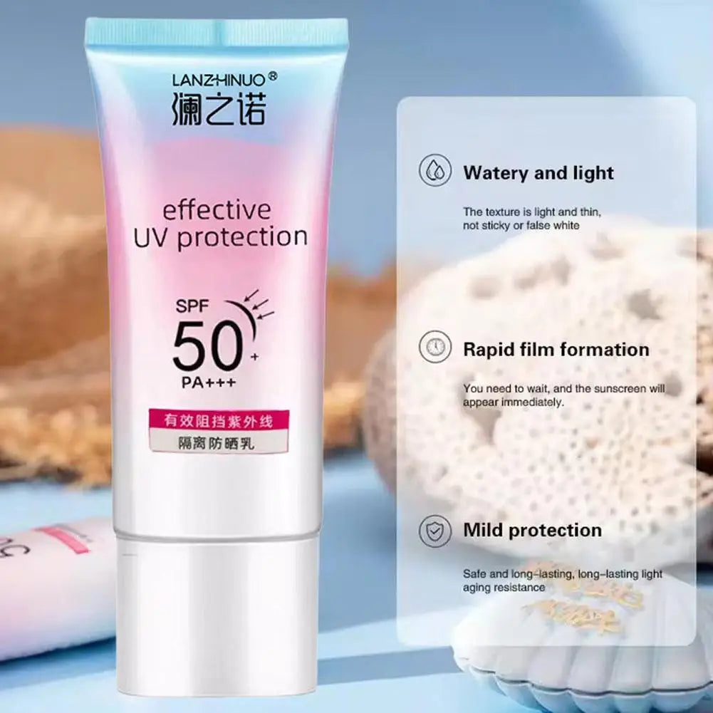 protección Solar para cara y cuerpo SPF50 +, loción Solar refrescante antisudor,2 UNIDADES