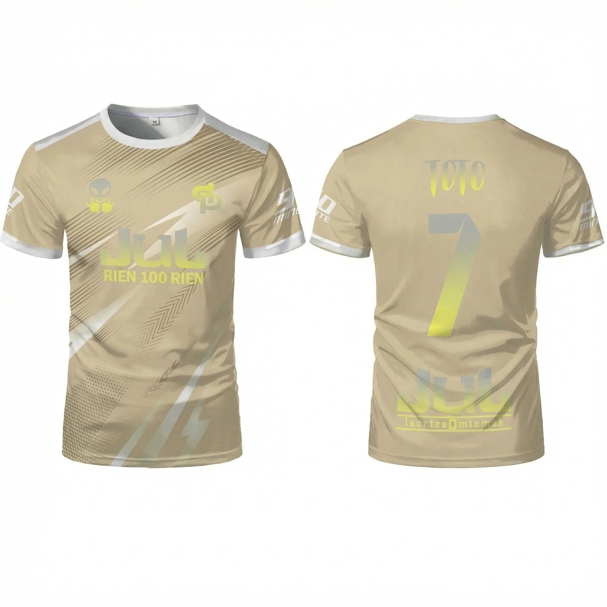 Camiseta de Fútbol Transpirable de Verano 2026 JUL Toto Ninetta Rien 100 Rien