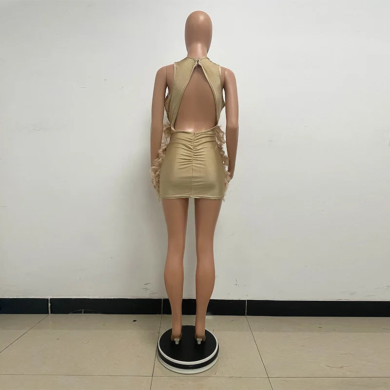 Vestido corto a la Cadera