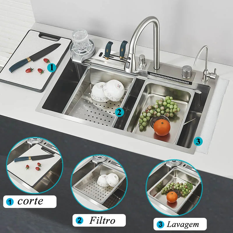 Fregadero de Cocina Inteligente