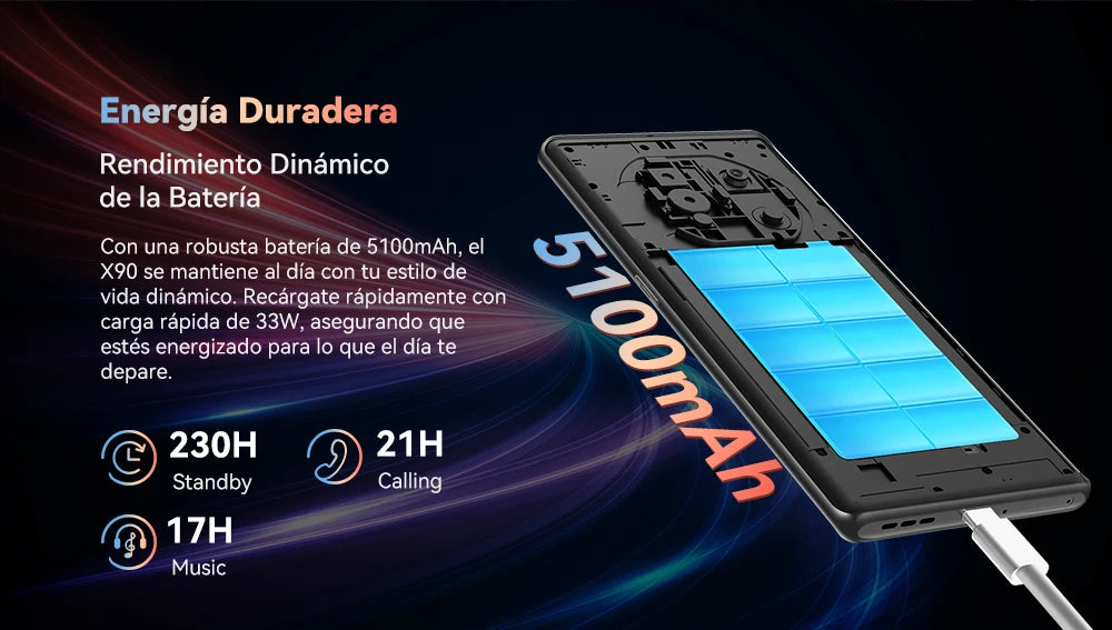 Teléfono inteligente Android 14, Pantalla curva 120 Hz, 32 GB de RAM (16 GB + 16 GB extendido), 256 G