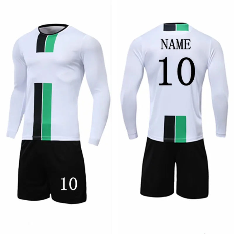 Conjunto de camiseta de fútbol de manga larga