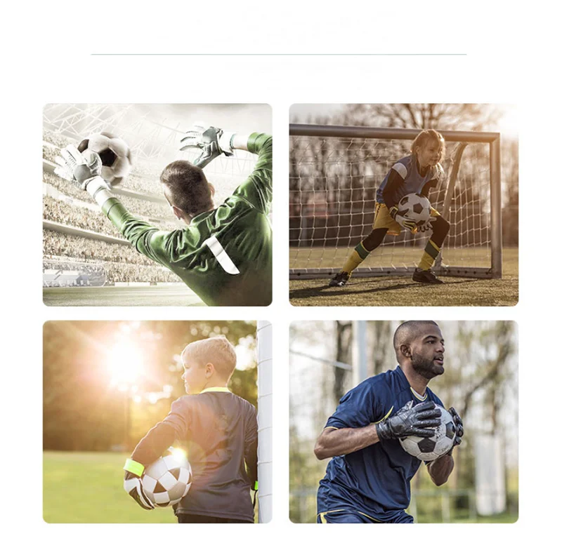 Guantes de portero de fútbol de protección profesiona