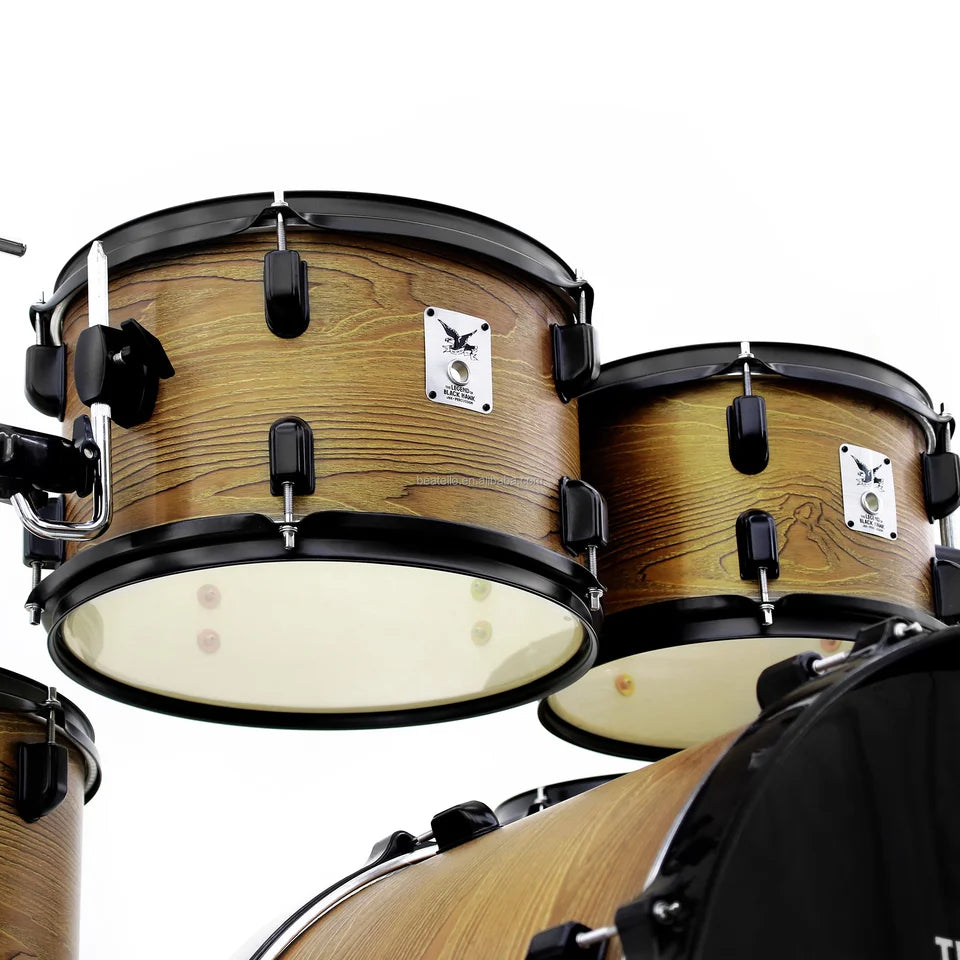 Batería Acústica Portátil de 22 Pulgadas con Platillos