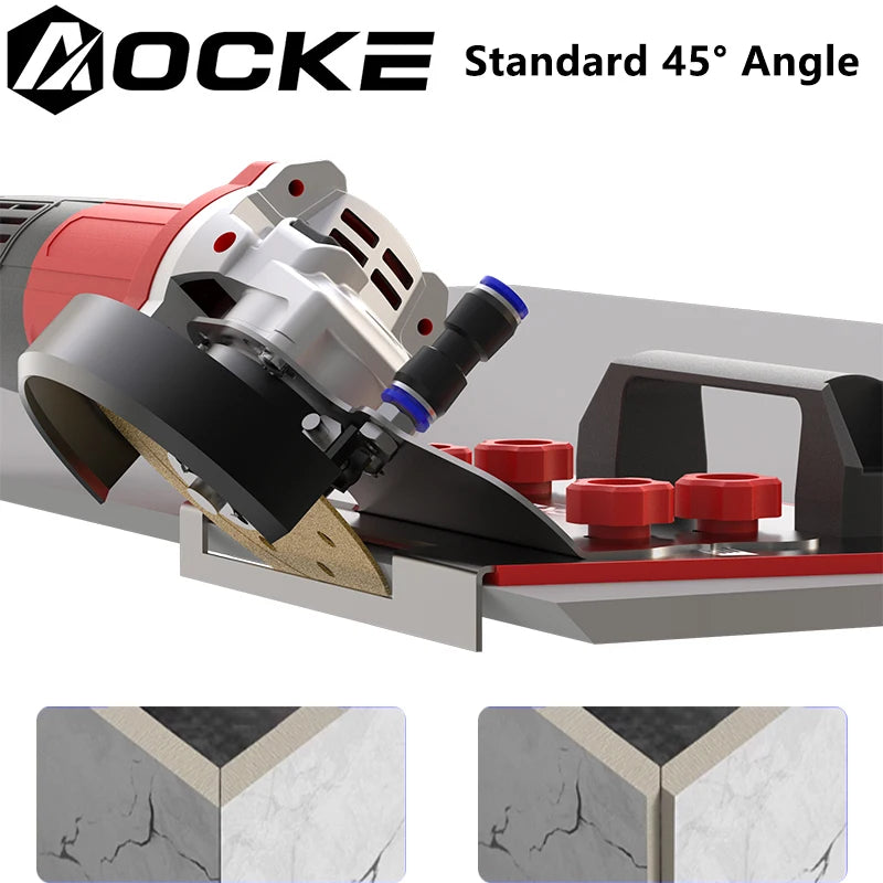 Soporte de amoladora angular para corte de chaflán de 45