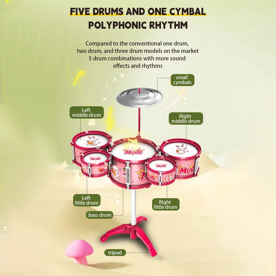 Set de Batería de Jazz para Niños