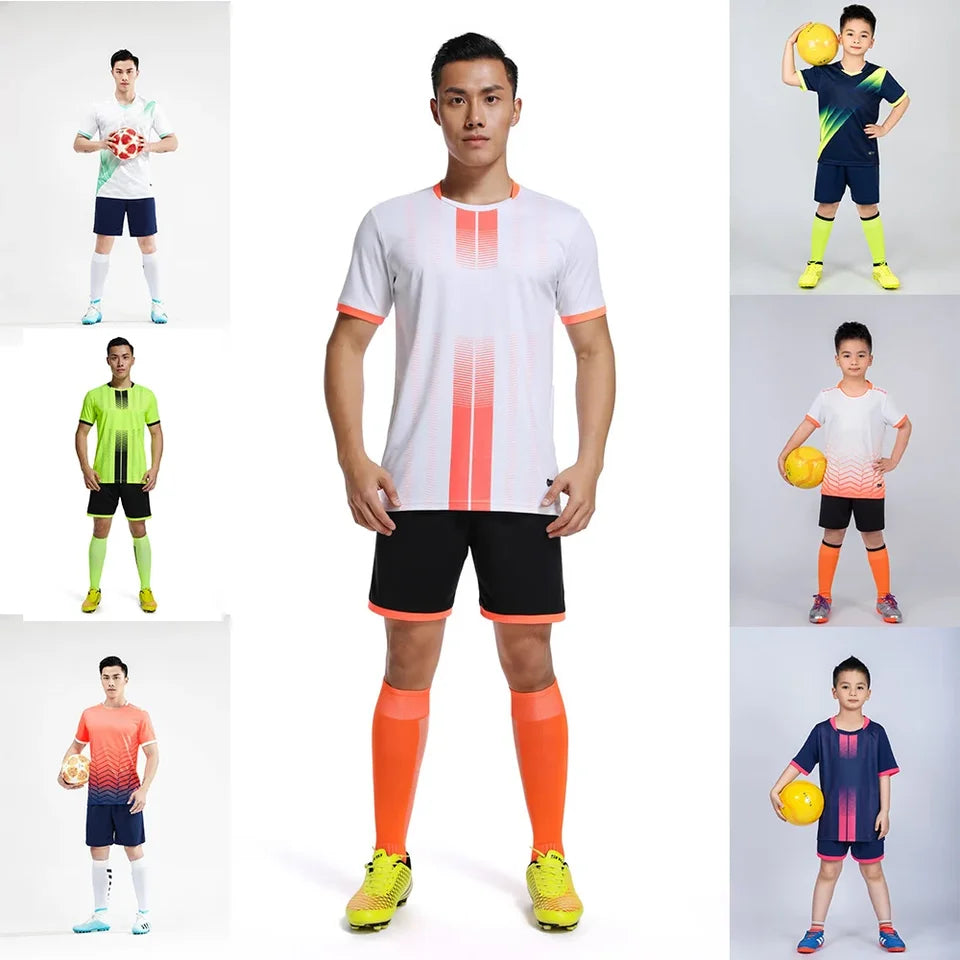 Camiseta de fútbol para niños y adultos, personalizados