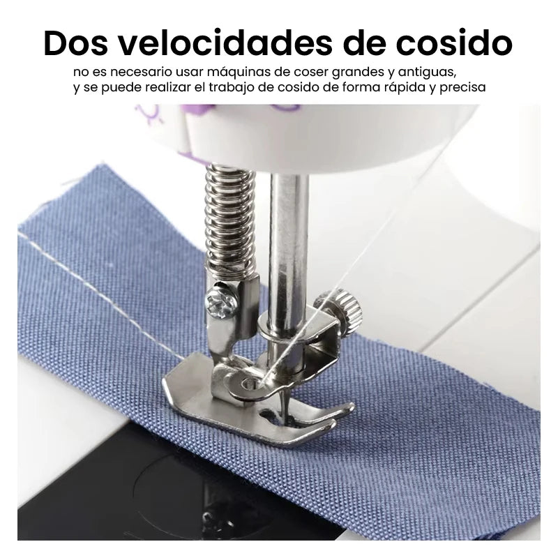 Máquina de coser portátil eléctrica de casa