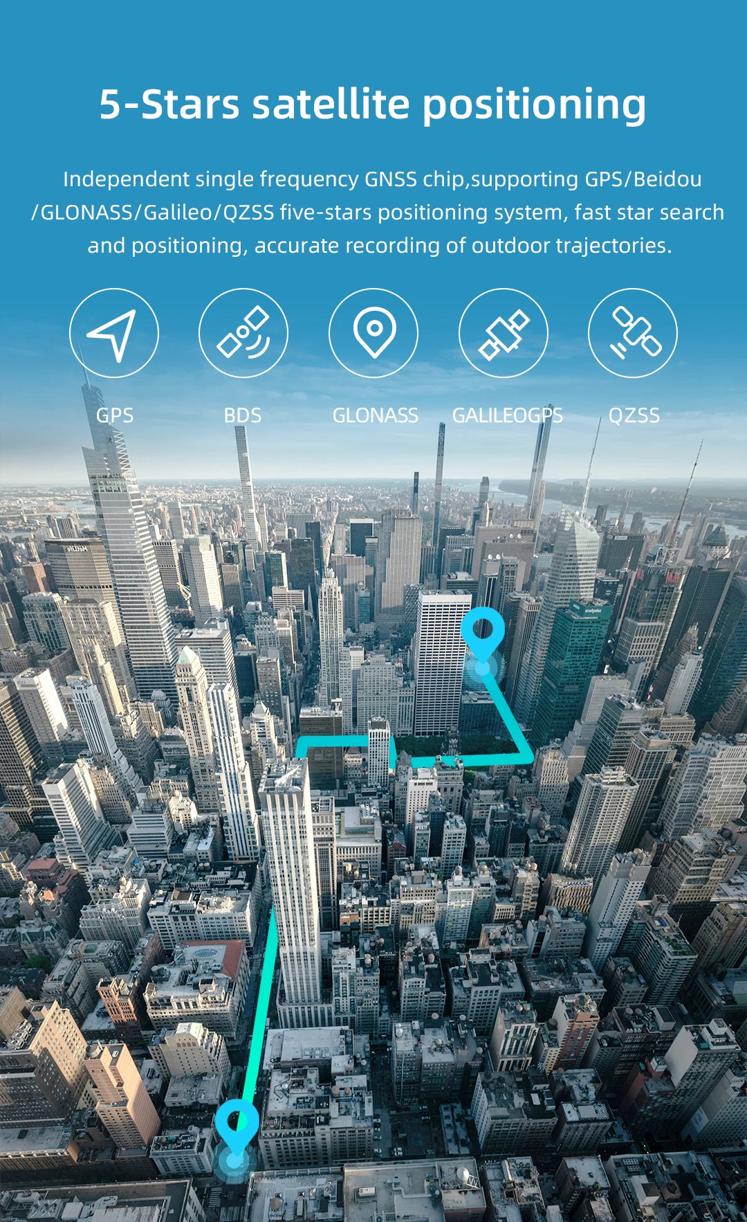 Reloj inteligente  impermeable