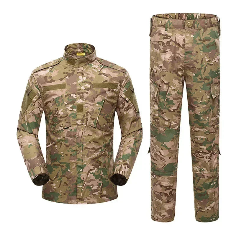 Traje de uniforme de camuflaje