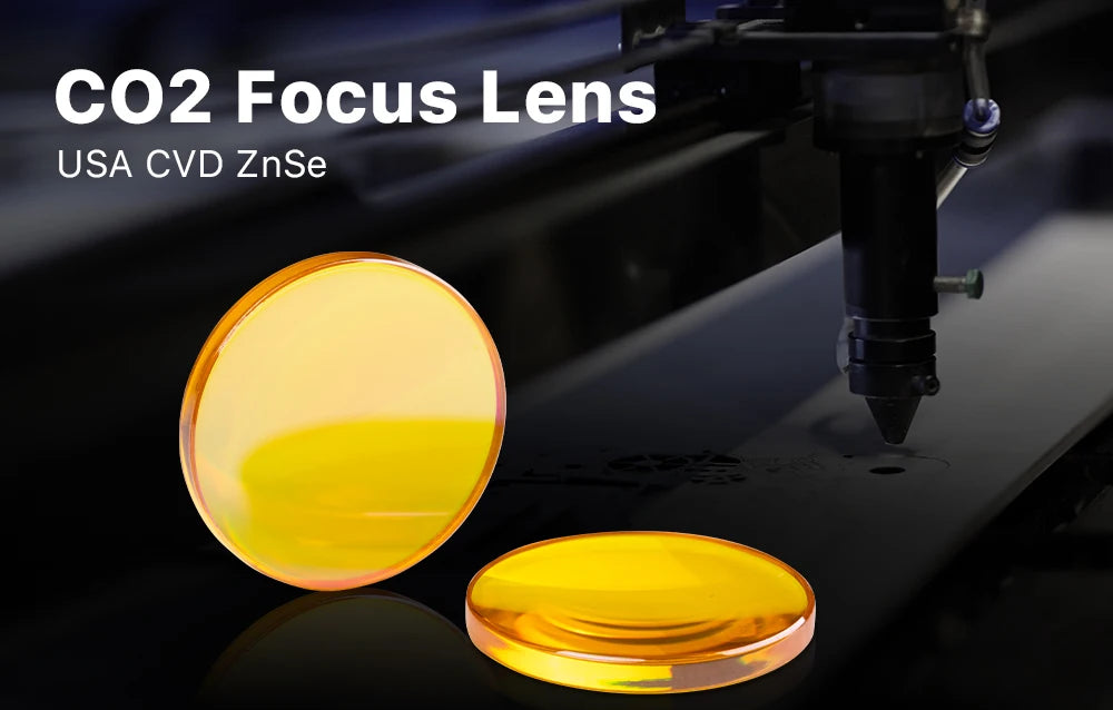 Lente de Enfoque Cloudray USA CVD ZnSe para Láser CO2