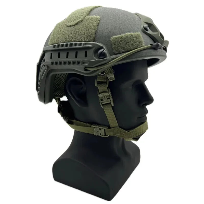 Casco táctico Kevlar ACH de corte alto