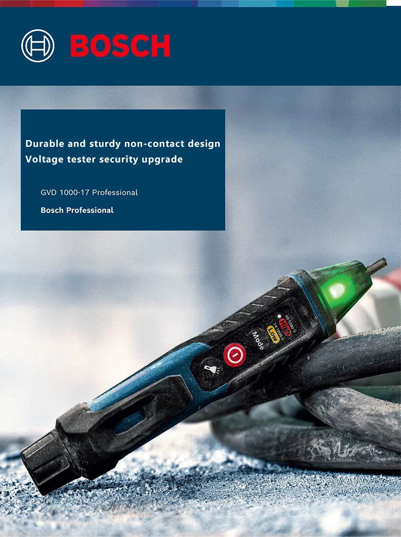 BOSCH GVD 1000-17 probador de voltaje profesional sin contacto