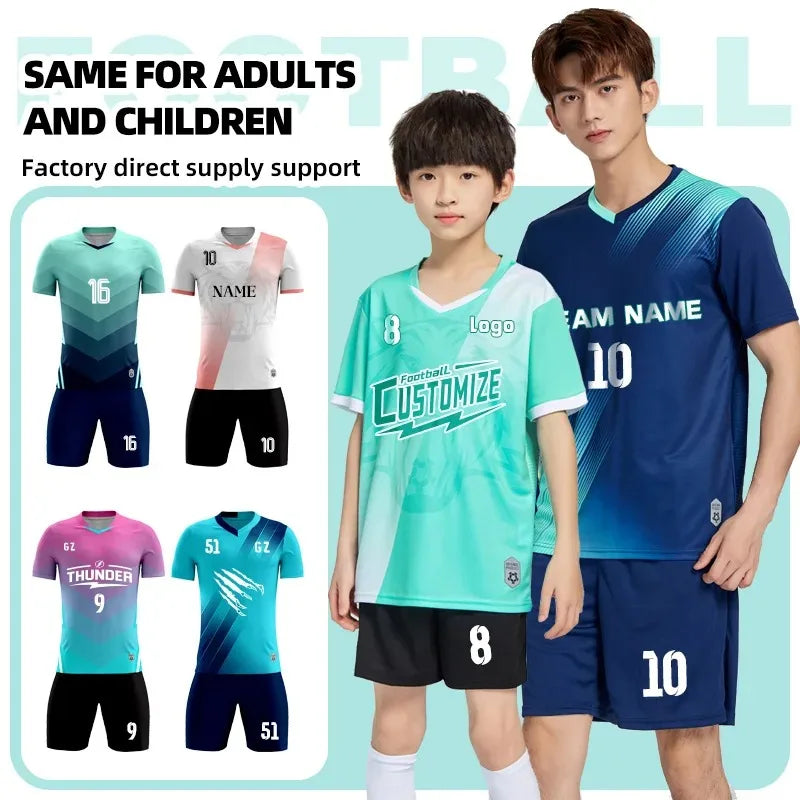 Camiseta de Fútbol para Adultos y Niños